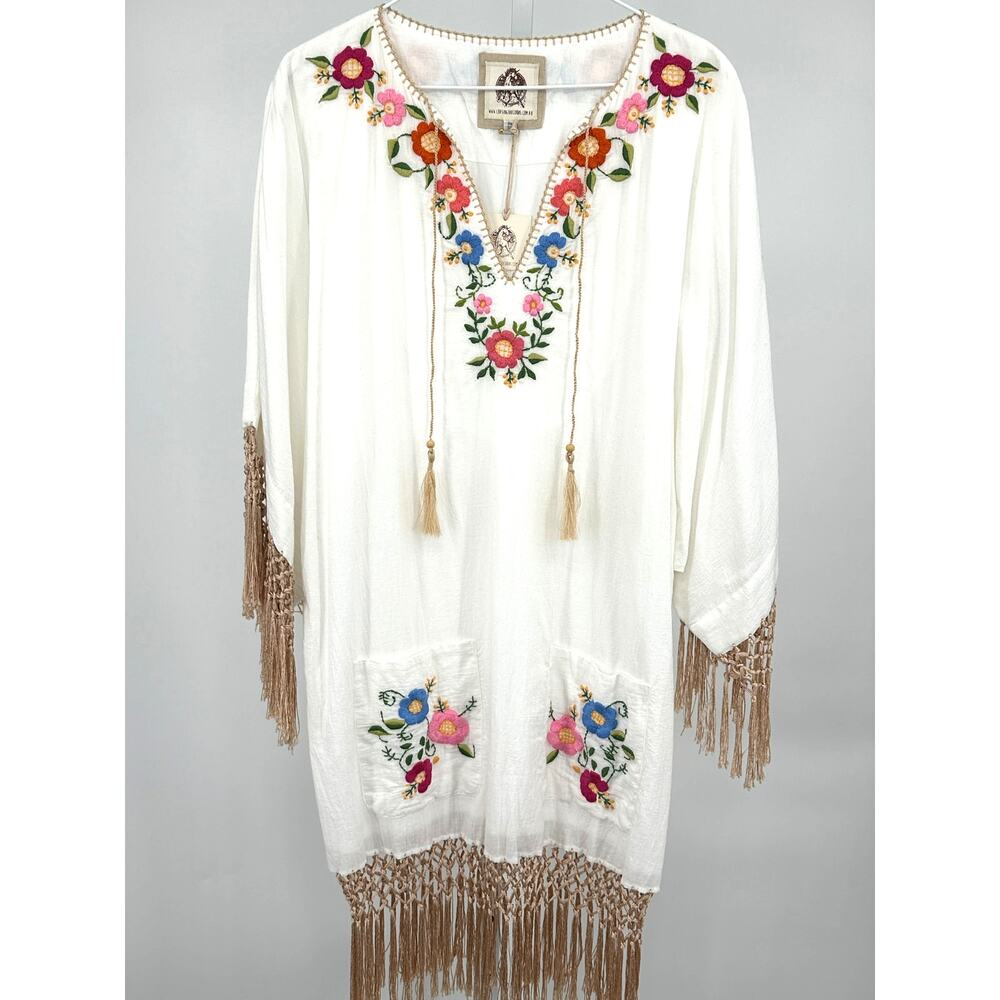 Chasing Unicorns Island‎ Dream Fringe Tunic Dress One Size